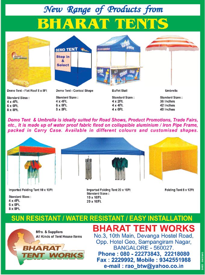 catalogue - 3 for tents